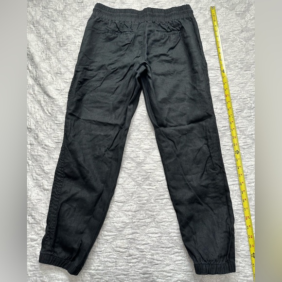 Athleta Black Linen Joggers - Picture 5 of 9